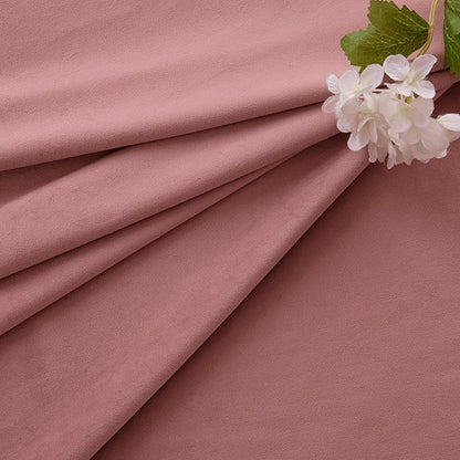 MIULEE Velvet Curtains 50W x 96L 2 Panels Dusty Rose Blackout Curtains | Luxury - Image 7
