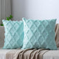 Set of 2 Soft Moroccan Throw Pillow Covers 18x18 Inch Plush Boho Decorative by Cozoomy
