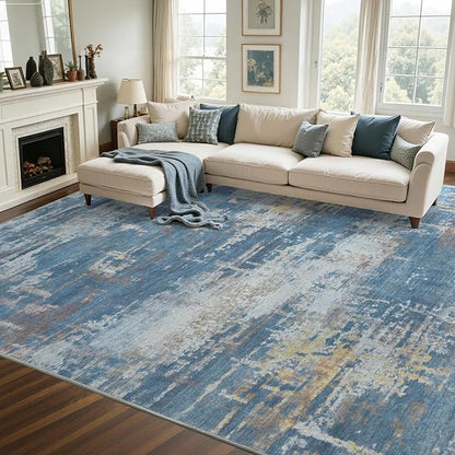 6x9 Ft Large Area Rugs for Living Room, Soft Non-Slip Washable Rugs Modern - Image 3