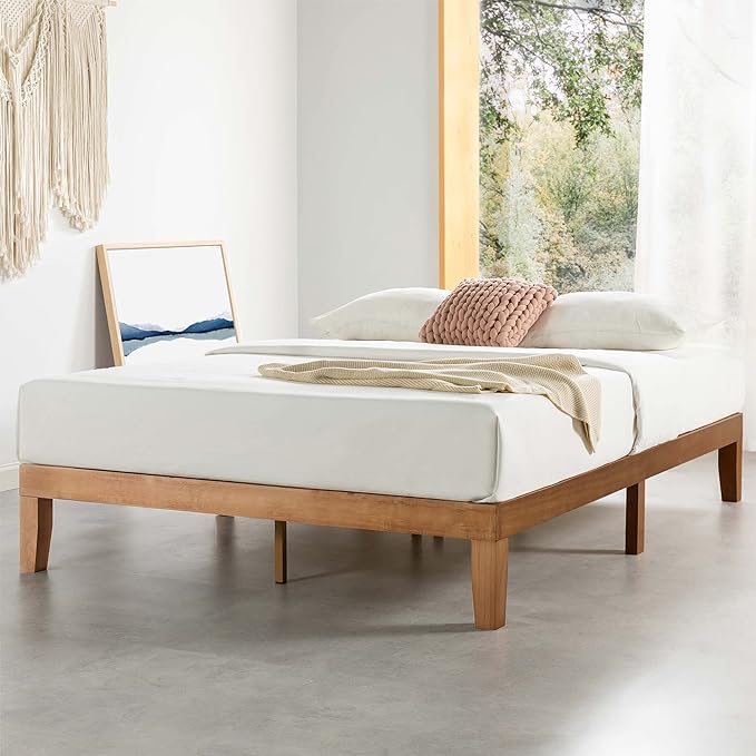 Mellow Naturalista Classic 12 Inch Solid Wood Platform Bed by MELLOW