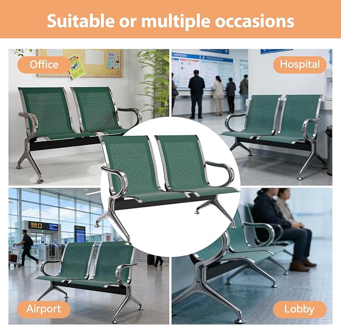 Kinfant 2-Seat Waiting Room Chair - Image 7