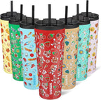BJPKPK 26oz Tumbler With lid And Straw Stainless Steel Travel Coffee Mug Insulated Tumblers Cups,Passionate Red