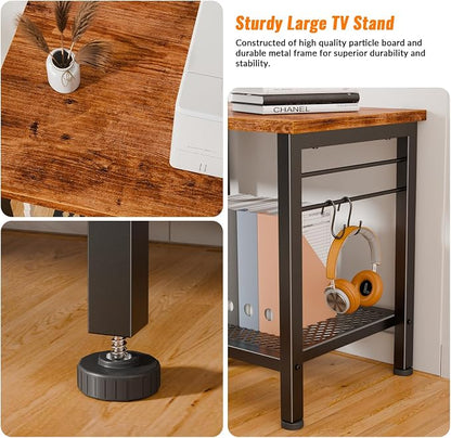 Furologee TV Stand for TVs up to 65 Inch, Entertainment Center - Image 7