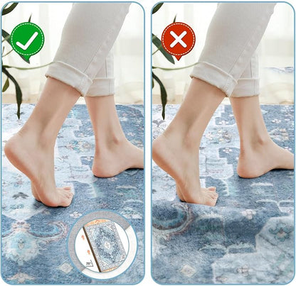 SERISSA 2x3 Washable Non Slip Boho Small Area Rug - Image 3