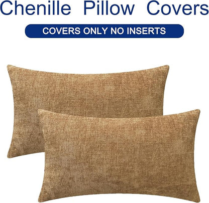 CaliTime Decorative Couch Throw Pillow Covers 26 X 16 Inches Apricot Brown | - Image 6