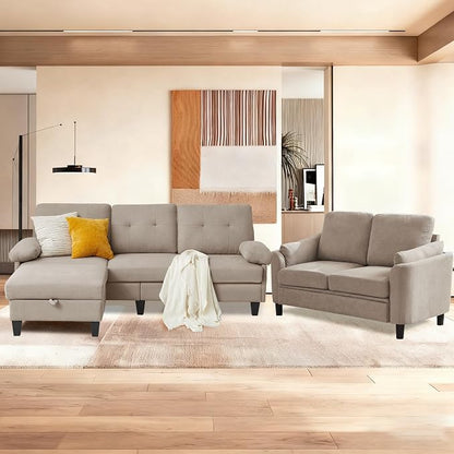 5 Seat Sectional Sofa Set for Living Room Set by PingLiangHome