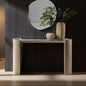 53.15" Faux Marble Pattern Entryway Table by HanStrong