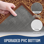 Arotive Luxury Chenille Bathroom Rug Mat, Extra Soft Thick Absorbent Shaggy Bath Rugs, Non-Slip Machine Wash Dry, Plush Bath Mats for Bathroom, Shower and Tub, 30x20, Ochre