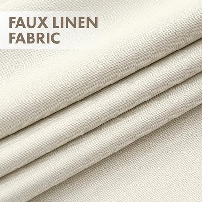 MIULEE 100% Blackout Linen Curtains - Image 3