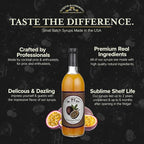 Liquid Alchemist Passion Fruit Syrup for Cocktails - Real Ingredients Make our Mix for Cocktails the Perfect Margarita Mix - Our Non-GMO Passion Fruit Syrup for Drinks is Vegan (12 oz)