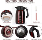Thermal Coffee Carafe-71oz vacuum Coffee Carafe For Keeping Hot Liquids,Coffee Carafe,Thermal Stainless Steel, Coffee Carafes Press On Lid, Coffee Dispenser.(2.1l) Red