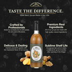 Liquid Alchemist Ginger Syrup for Cocktails - Real Ingredients Make our Liquid Ginger Puree for Cocktails the Perfect Moscow Mule Cocktail Syrup - Our Moscow Mule Mixer is Non-GMO, & Vegan (12 oz)