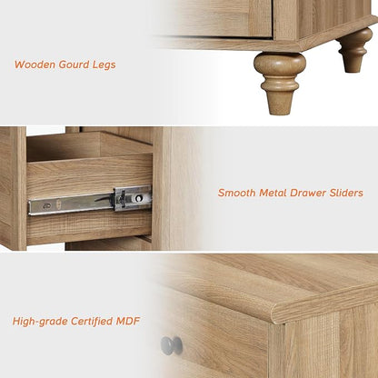 WAMPAT Farmhouse 7 Drawers Dresser - Image 7