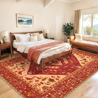 SERISSA 8x10 Washable Non Slip Boho Area Rug - Image 3