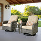 Weaxty Outdoor Swivel Rocker Patio Chairs, 3 Pieces Patio Furniture Set by Eco-ChicLivingBeautifullyAffordable