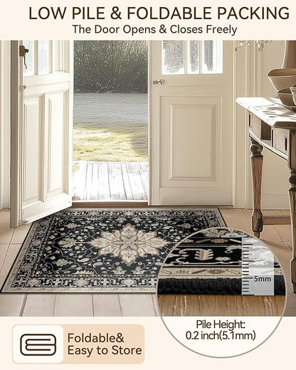 RELEANY Washable Area Rug, Runner 2'x6', Water Repellent, Pet Friendly - Image 7