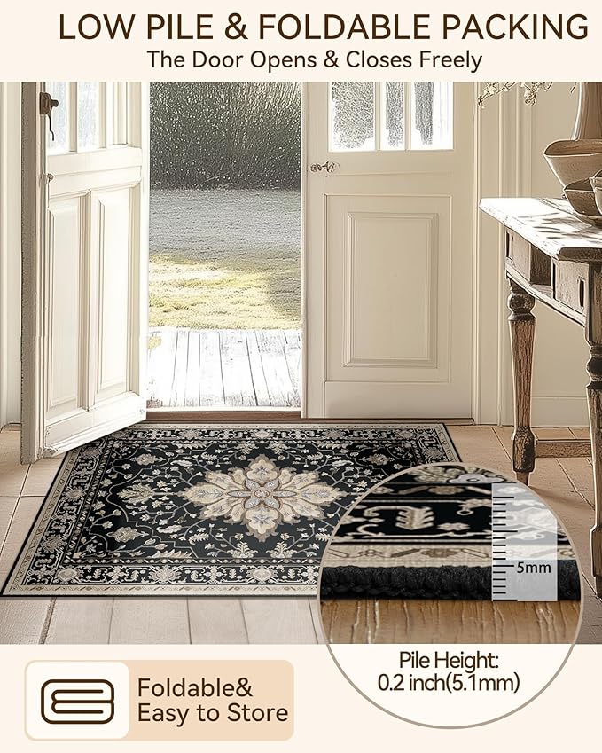 RELEANY Washable Area Rug, Runner 2'x10', Water Repellent, Pet Friendly - Image 7