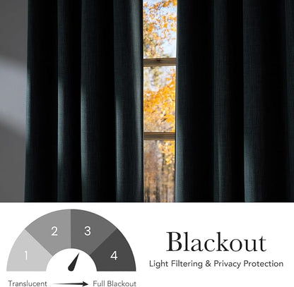 NICETOWN Greyish Blue Room Darkening Curtains 84 inches Long - Image 6