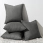 Topfinel Decorative Dark Grey Throw Pillow Covers Cushion Cases, Mix and Match by Topfinel