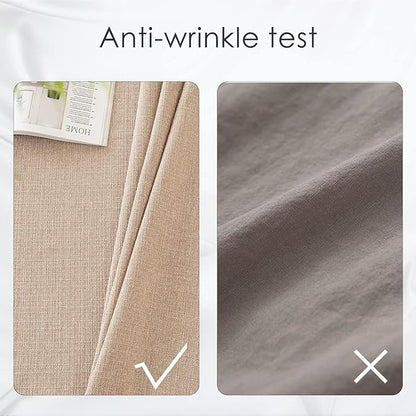 BALCONY & FALCON Rectangle Tablecloth Washable Wrinkle Resistant and Water - Image 4