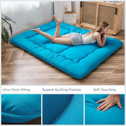 MAXYOYO Japanese Floor Mattress Futon Mattress, Thicken Tatami Mat Sleeping Pad - Image 4