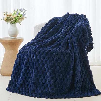 NEWCOSPLAY Fleece Clouds Cozy Twin Blanket - Image 4