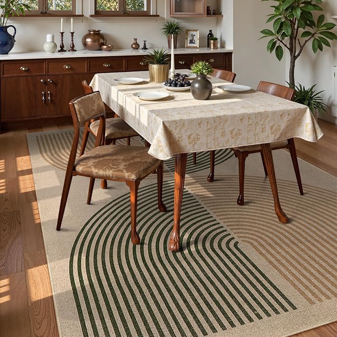 Lahome Modern Rainbow Easy Jute Rug 9x12, Large Nature Rugs - Image 2