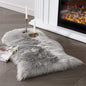 SERISSA 2x3 Fluffy Grey Faux Sheepskin Shaggy Rug by SERISSAHomeDecorCollection