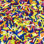 Manvscakes, Natural Rainbow Sprinkles, No Artificial Dyes, Gluten Free, Nut Free, 3 ounces, Cake Decorations, Cupcake Sprinkle Blend, Baking, Birthday Cake, Ice Cream Topping