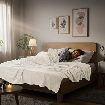 Utopia Bedding Ultra Soft Fleece Bed Blanket Queen Size Linen | Microfiber - Image 7