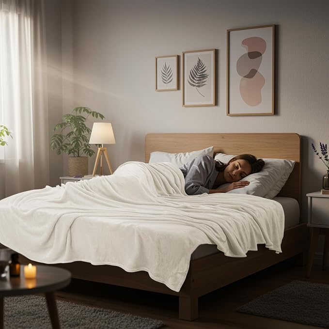 Utopia Bedding Ultra Soft Fleece Bed Blanket King Size Linen | Microfiber Plush - Image 6