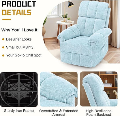 Korser Recliner Chair, Swivel Rocker Recliner Chair - Image 5