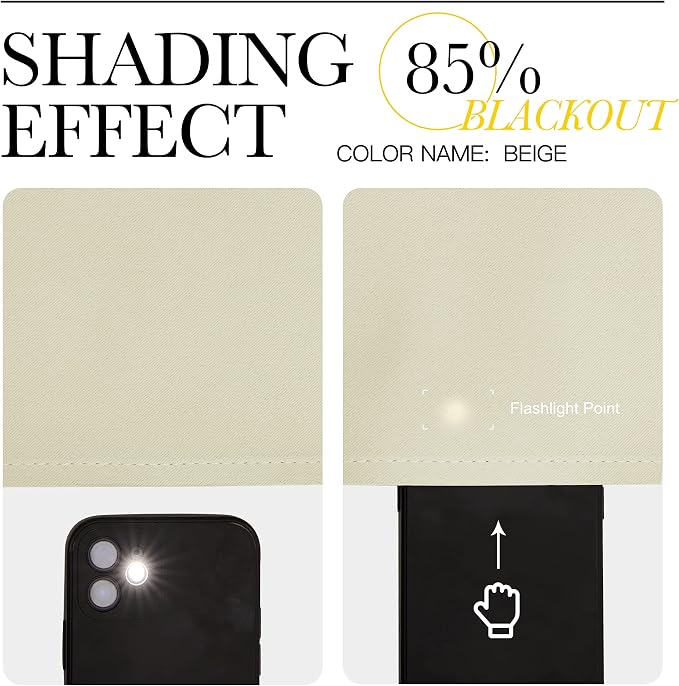 NICETOWN Half Window Curtains for Bedroom - Image 8