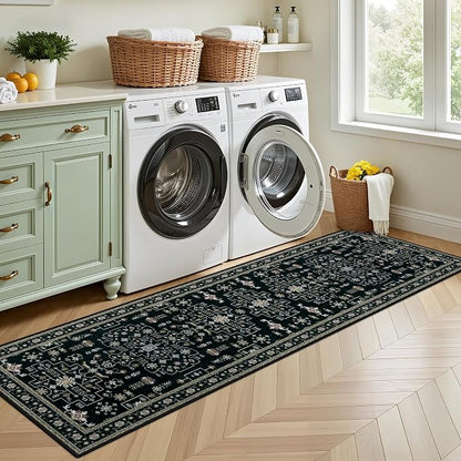 Hallway Runner Rug: 2.6x8 Kitchen Boho Rugs - Image 4