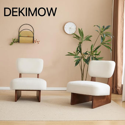Accent Chairs Set of 2, Mid-Century Modern Chair - Image 4