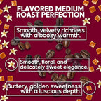 Sarasota Coffee Ground Jamaican Me Crazy | Medium Roast Gourmet Flavored Coffee Grounds | Low Acid, Mold Free, Specialty Grade Flavored Bulk Ground | 5lb (80 oz)