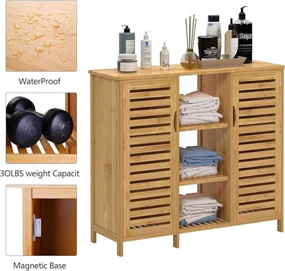 RoyalHouse Bamboo Floor Cabinet - Image 5
