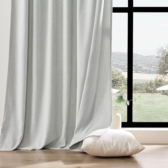 Joydeco Light Filtering Curtains 108 Inches Long - Image 5