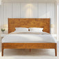 Acacia Haven King Wooden Bed Frame, 100% Solid Wood Platform Bed by AACACIAFURNITURE
