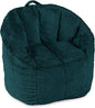 Big Joe Milano Bean Bag Chair for Kids, Ultra-Soft Emerald Plushie Polyester by BigJoe