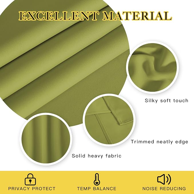 NICETOWN Sliding Door Curtain 108 Inches Long - Image 2