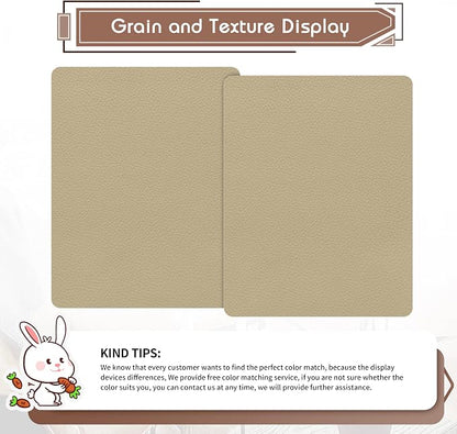 KING MOUNTAIN Leather Repair Patch, 2 Packs 9 x 11 Inches self Adhesive Leather - Image 2