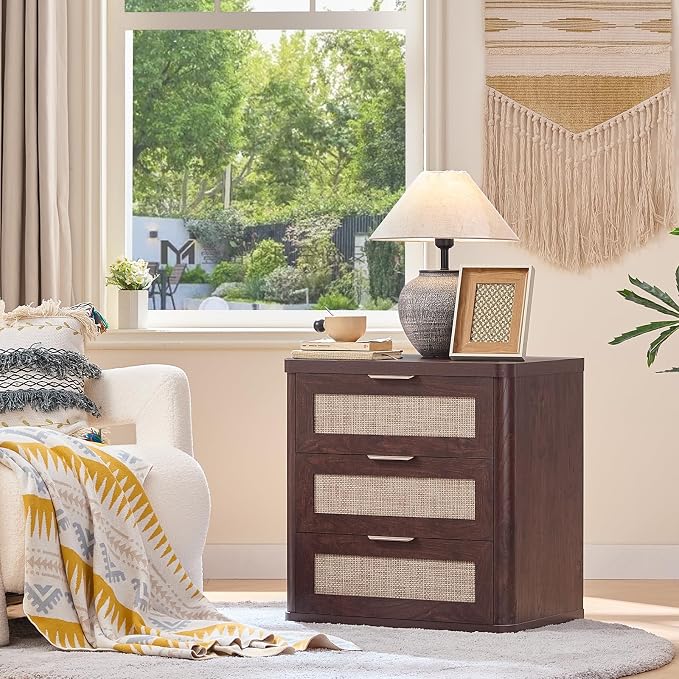 LEYAOYAO Rattan Night Stand Set of 2 - Image 8