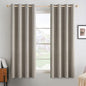 MIULEE 100% Blackout Linen Curtains by MIULEE