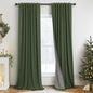 Christmas Green Blackout Curtains by Pitalk