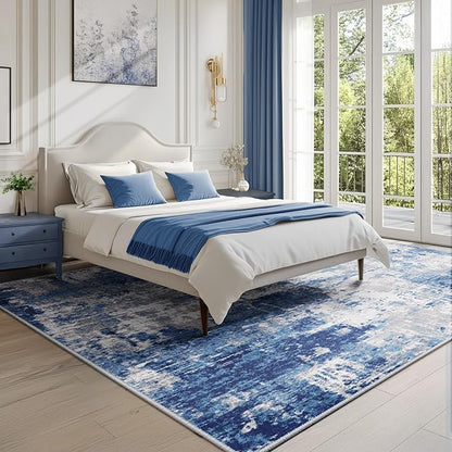 RELEANY Washable 6'x8' Abstract Area Rug - Image 9