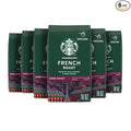 Starbucks Ground Coffee, Dark Roast Coffee, French Roast, 100% Arabica, 6 bags (18 oz each)