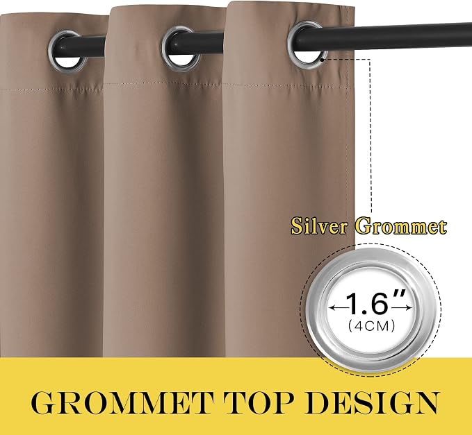 NICETOWN Blackout Curtain 78 inch Length - Image 3
