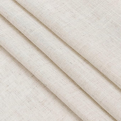 30 Inch Beige Curtains for Kitchen Linen Blend Rustic Farmhouse Short Curtain - Image 5