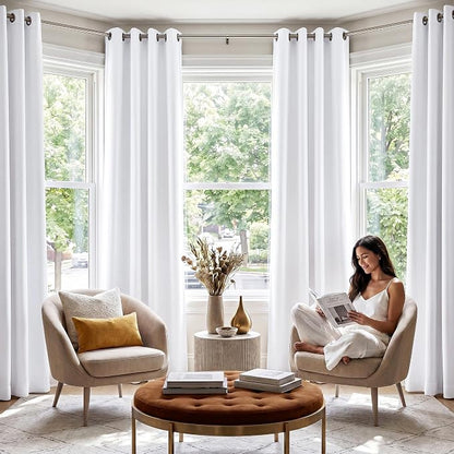 NICETOWN 100% Blackout Window Curtain Panels, Cold and Full Light Blocking - Image 3